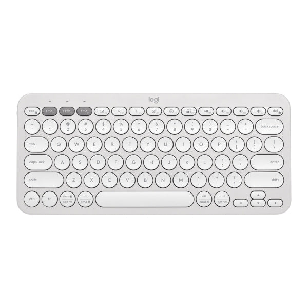 Teclado Logitech Pebble Keys 2 K380 Español Blanco