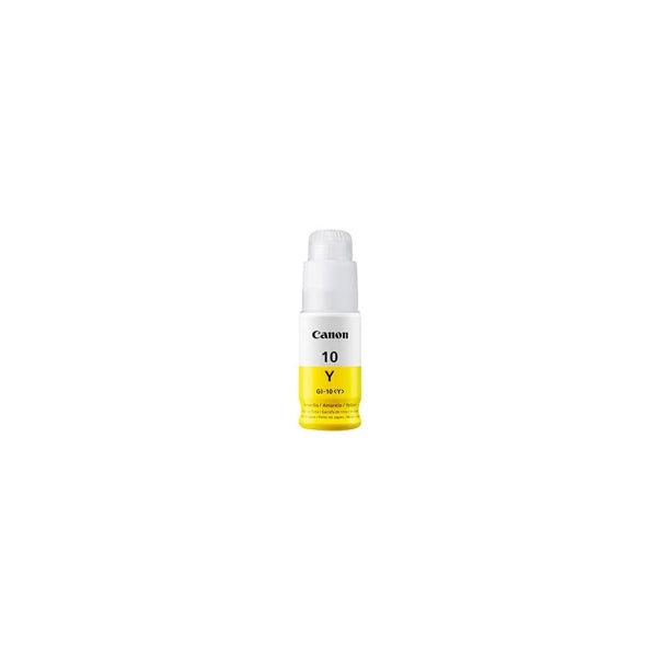 Botella de tinta Canon GI 10 Amarillo 70ml