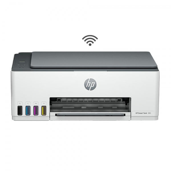 Impresora HP  Smart Tank 580 Blanco  wifi.