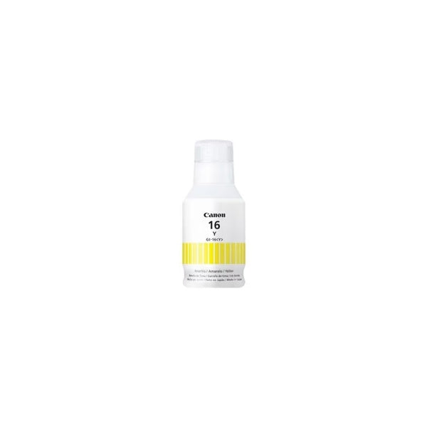 Botella de tinta Canon GI 16 Amarillo 132ml